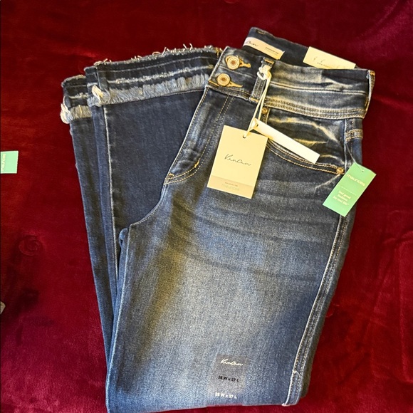 NWT KanCan High Rise Dark Blue Jeans - Picture 1 of 6